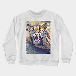 Clouded Leopard Crewneck Sweatshirt